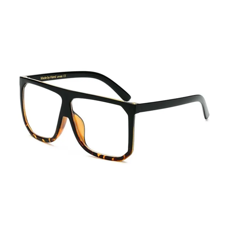 Large Flat Top Square Sunglasses