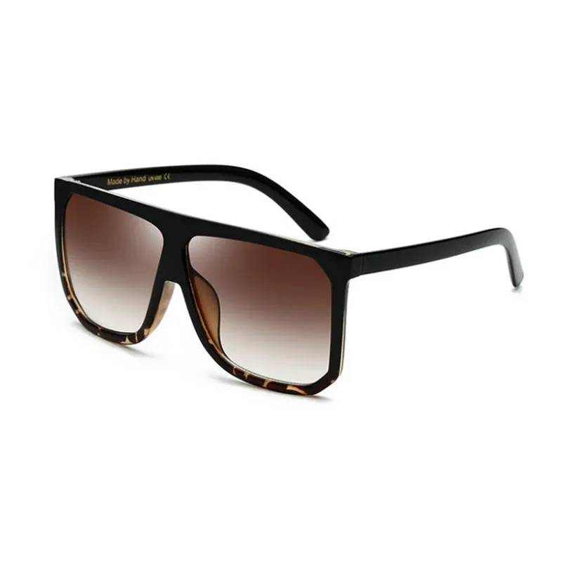 Large Flat Top Square Sunglasses