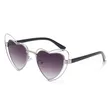 Love Heart Metal Sunglasses