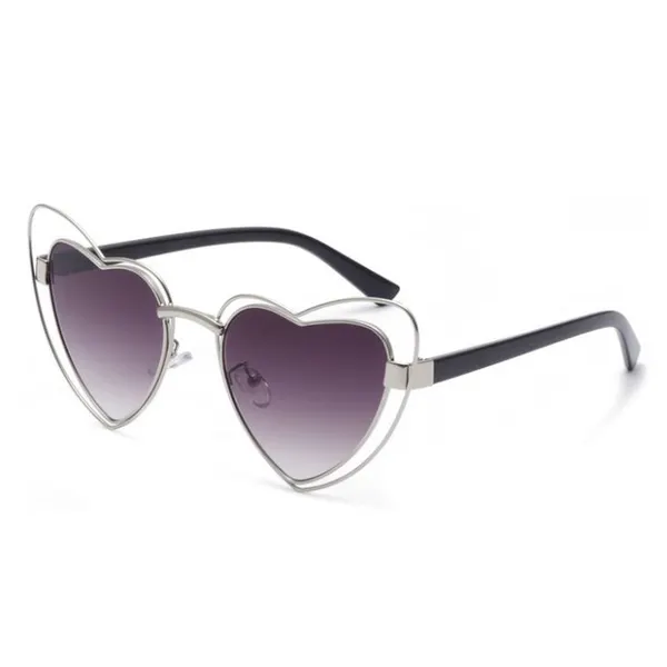 Love Heart Metal Sunglasses