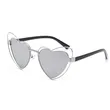 Love Heart Metal Sunglasses