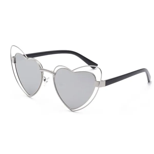 Love Heart Metal Sunglasses