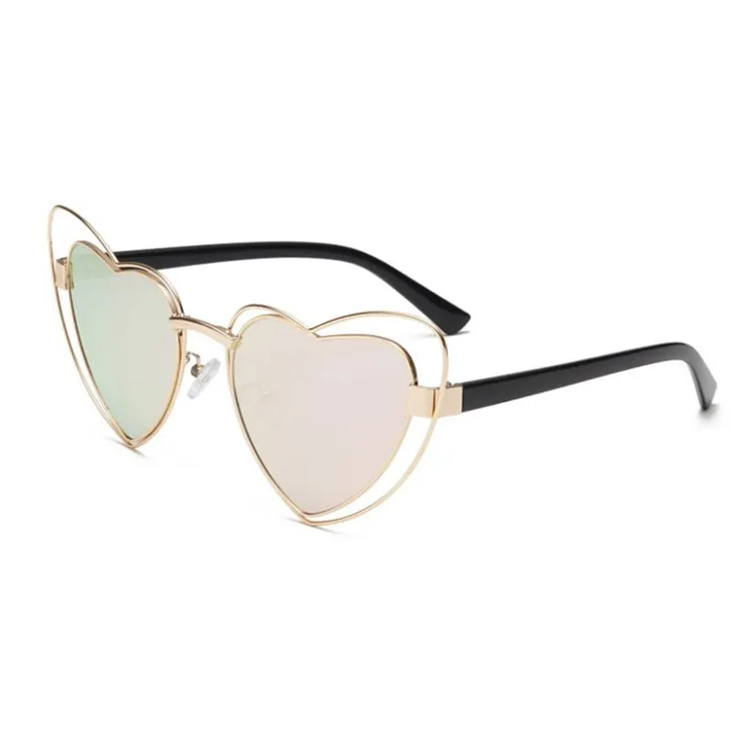 Love Heart Metal Sunglasses