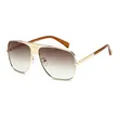 Mens Big Frame Metal Sunglasses