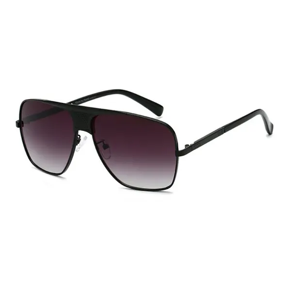 Mens Big Frame Metal Sunglasses