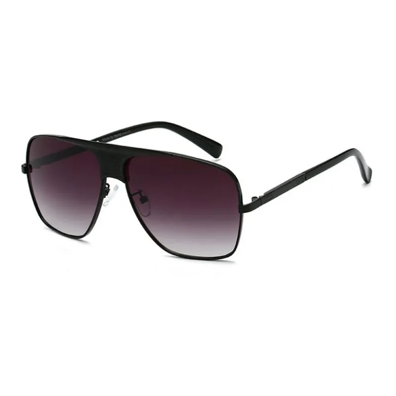 Mens Big Frame Metal Sunglasses