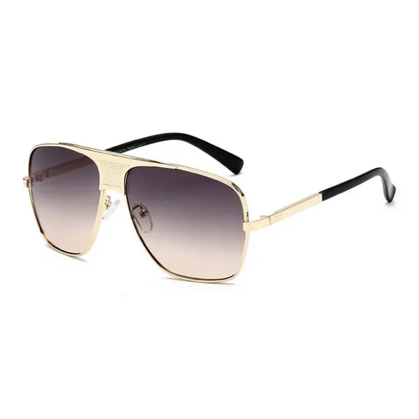 Mens Big Frame Metal Sunglasses