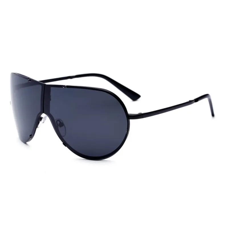 Mens Folding Metal Sunglasses