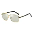 Mens Night Vision Metal Sunglasses
