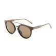 Metal Bridge Wooden Sunglasses