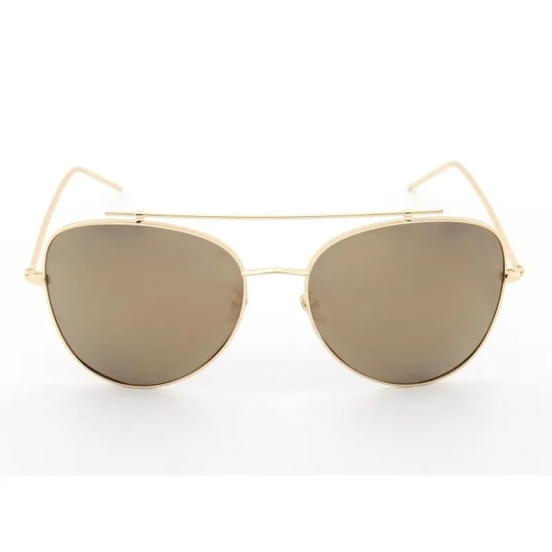 Metal Eyewear Gold Double Bridge