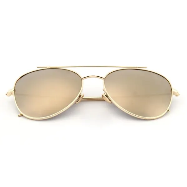 Metal Eyewear Gold Double Bridge