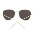 Metal Eyewear Gold Double Bridge