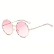Metal Sunglasses With Flower Shape