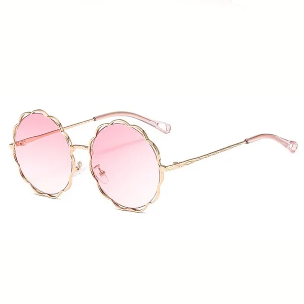 Metal Sunglasses With Flower Shape