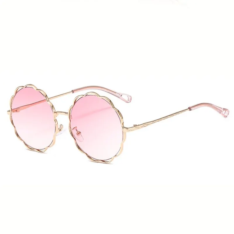 Metal Sunglasses With Flower Shape