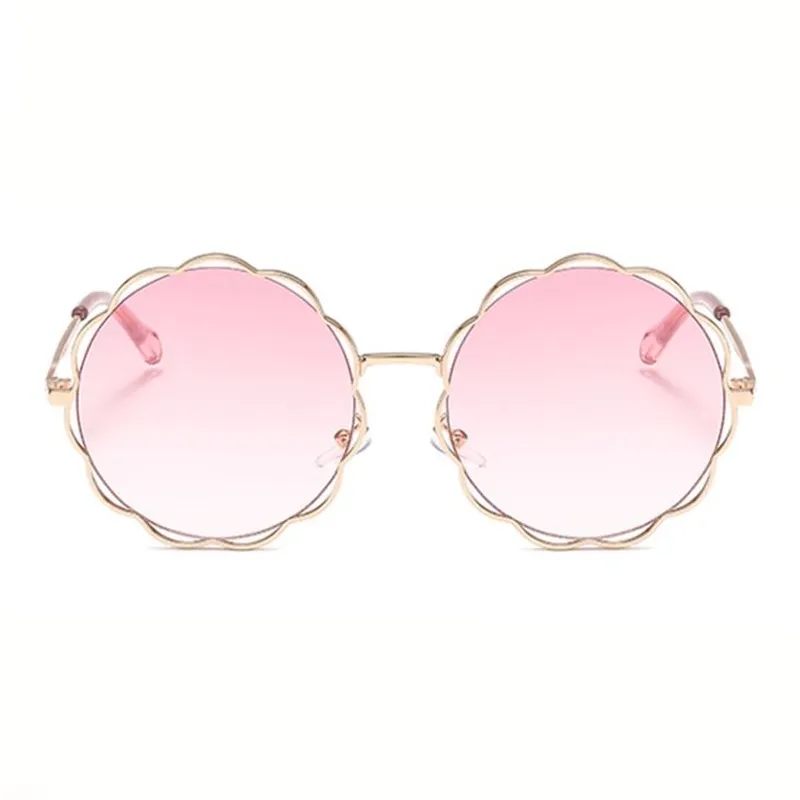 Metal Sunglasses With Flower Shape