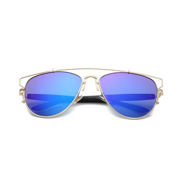 Mirror Lens Cat Eye Sunglasses