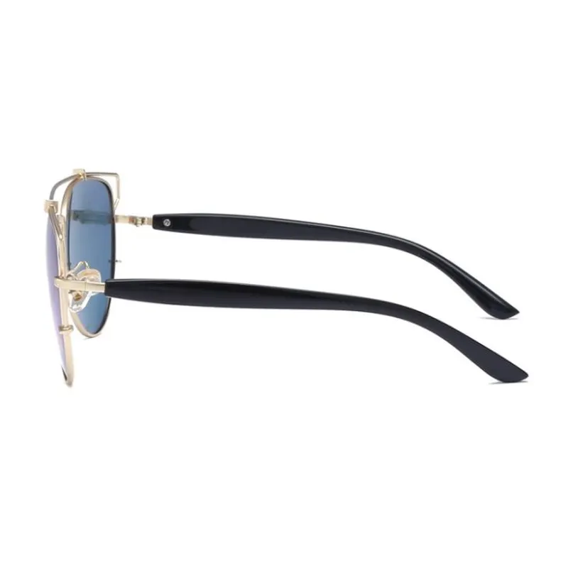 Mirror Lens Cat Eye Sunglasses