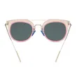 Mirror Lens Metal Sunglasses