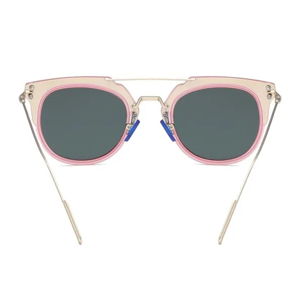 Mirror Lens Metal Sunglasses