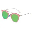 Mirror Lens Metal Sunglasses