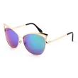 Mirrored Cat-Eye Sunglasses