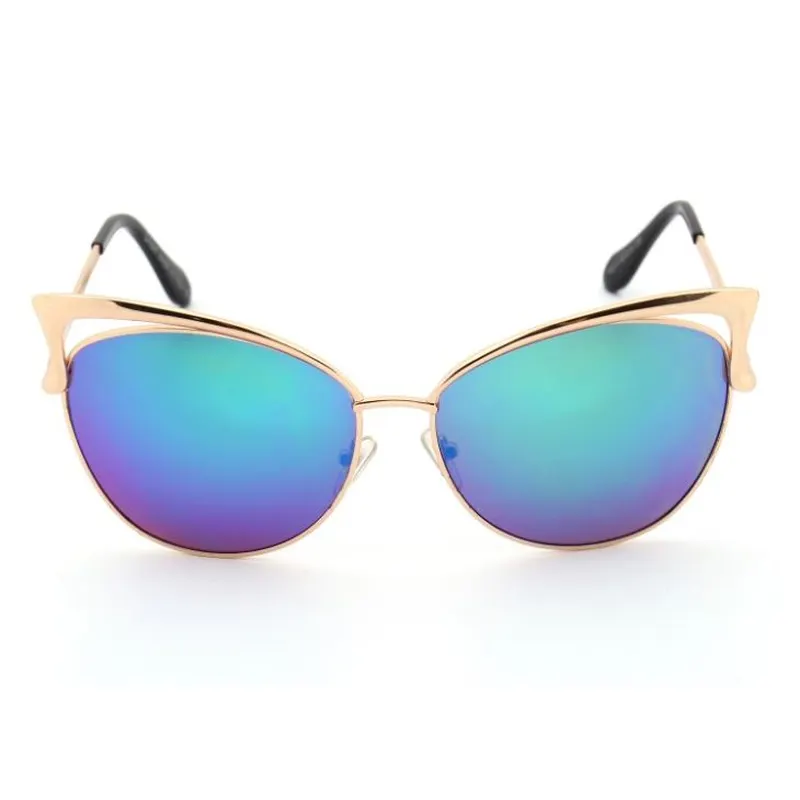 Mirrored Cat-Eye Sunglasses