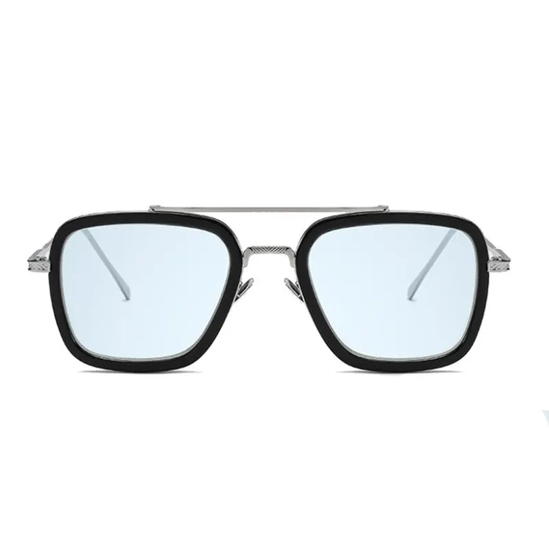 New Fashion Square Metal Sunglasses