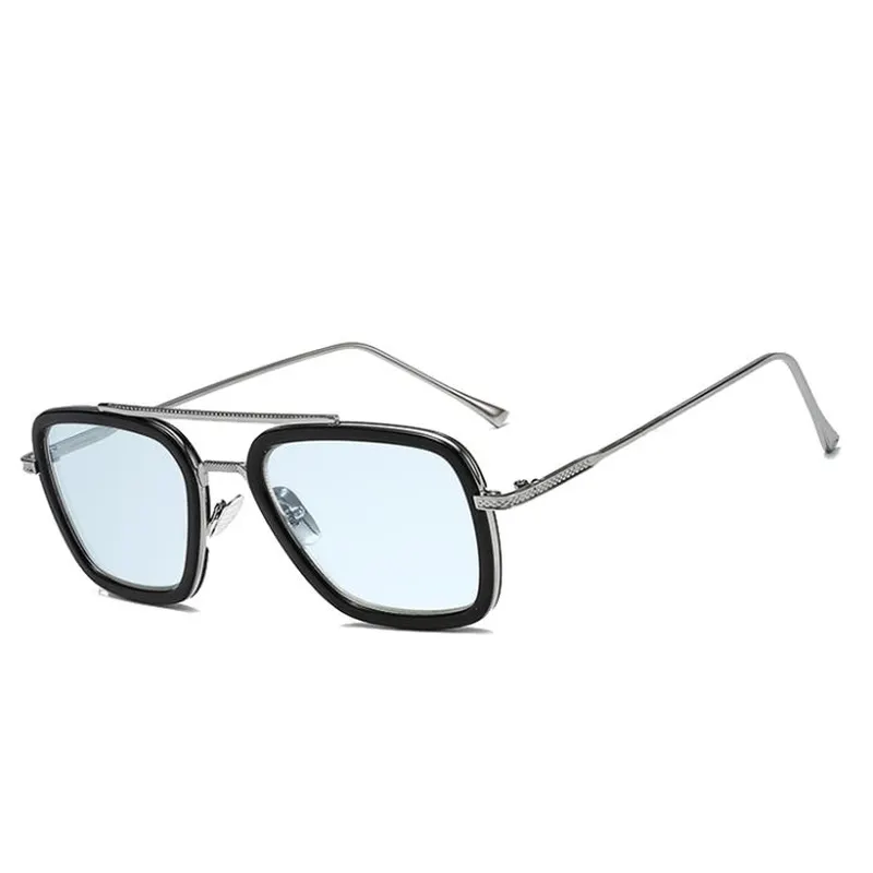 New Fashion Square Metal Sunglasses