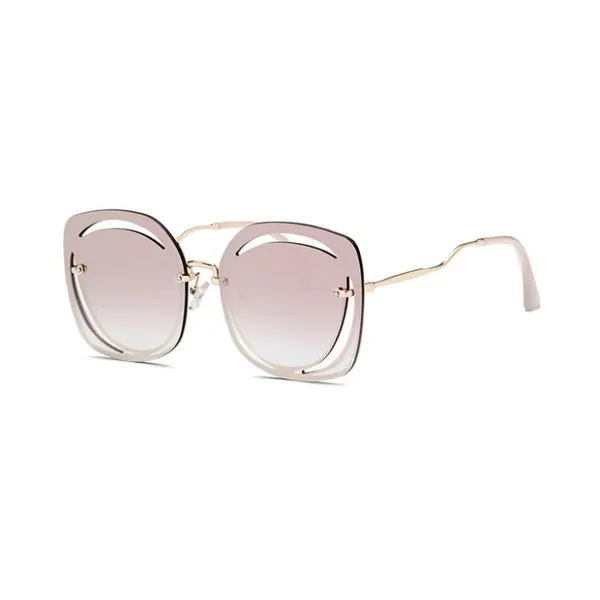 Novel Square Metal Sunglasses