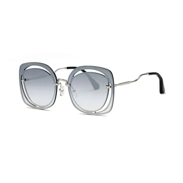 Novel Square Metal Sunglasses