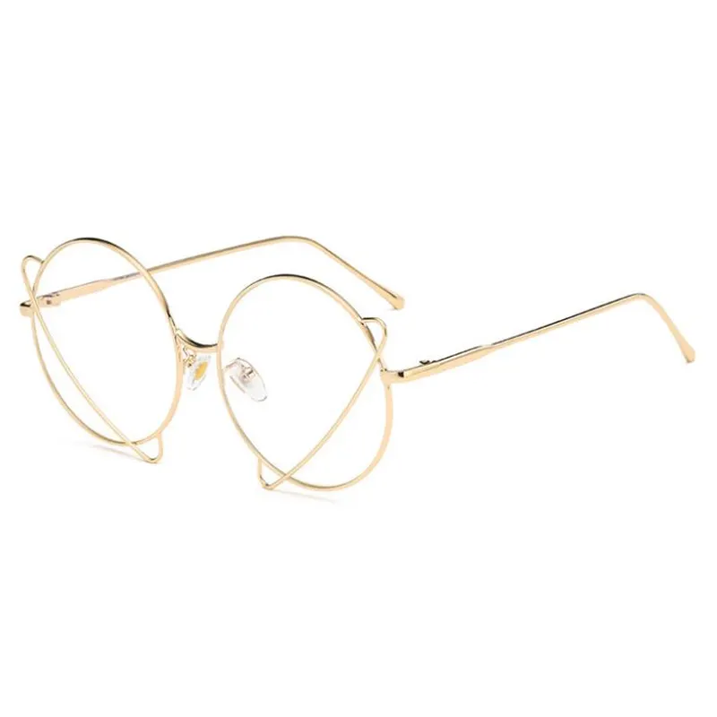 Ocean Color Lens Metal Sunglasses