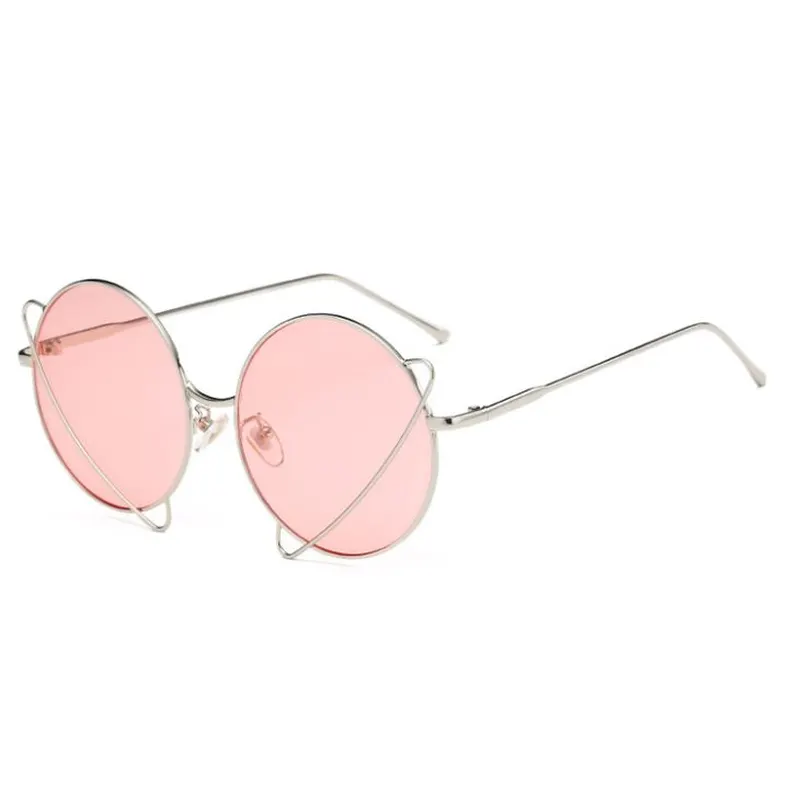 Ocean Color Lens Metal Sunglasses