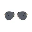 Ocean Color Metal Sunglasses