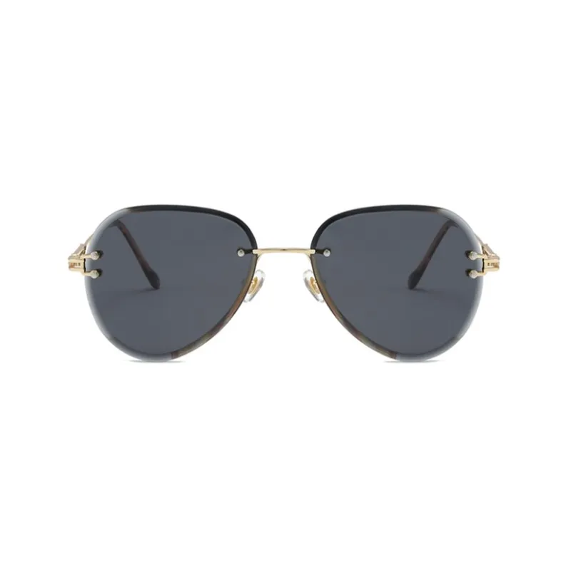 Ocean Color Metal Sunglasses