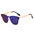 One Lens Metal Temple Promotion Sunglasses