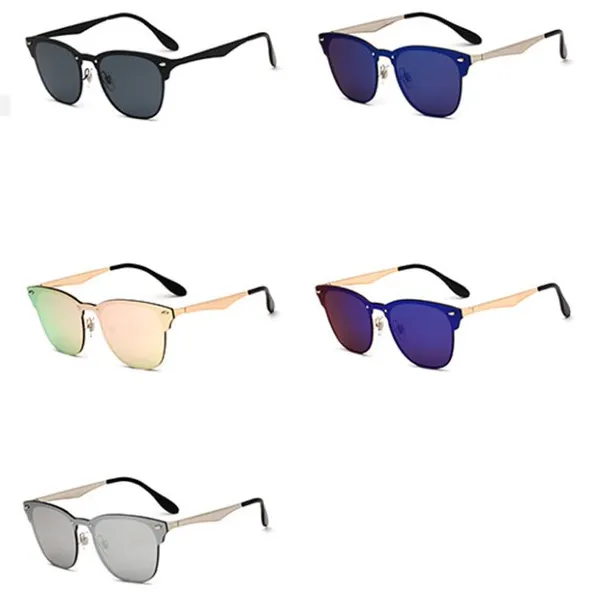 One Lens Metal Temple Promotion Sunglasses