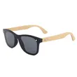 One-Piece Bamboo Temple Sunglasses