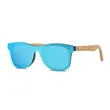 One-Piece Bamboo Temple Sunglasses