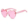 One Piece Heart Shaped Sunglasses