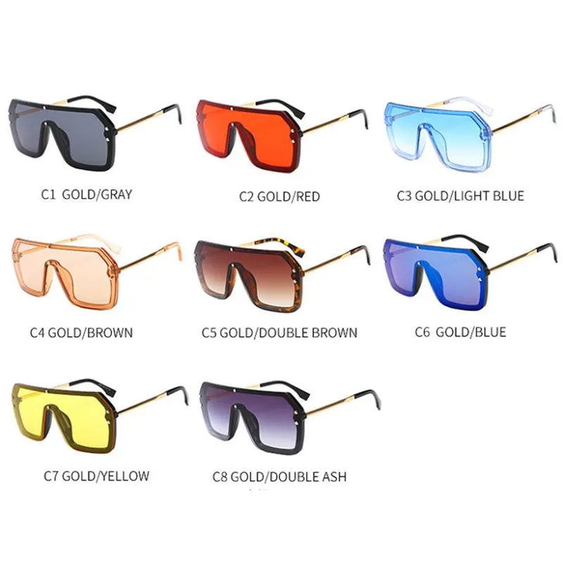 Over-size One Lens Promotion Sunglasses