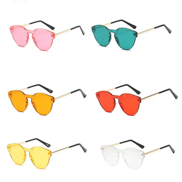 Party Candy Metal Temple Sunglasses