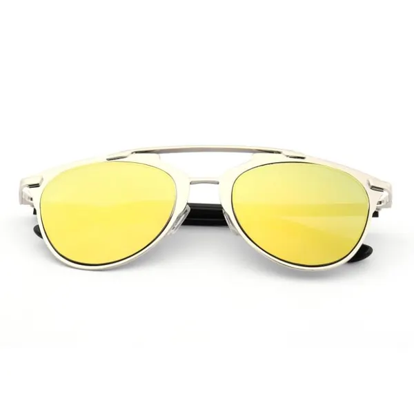 Pilot Sunglasses With Double Bridge
