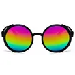 Promotion Round Punk Plastic Sunglasses