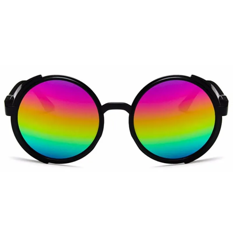 Promotion Round Punk Plastic Sunglasses