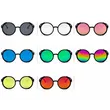 Promotion Round Punk Plastic Sunglasses