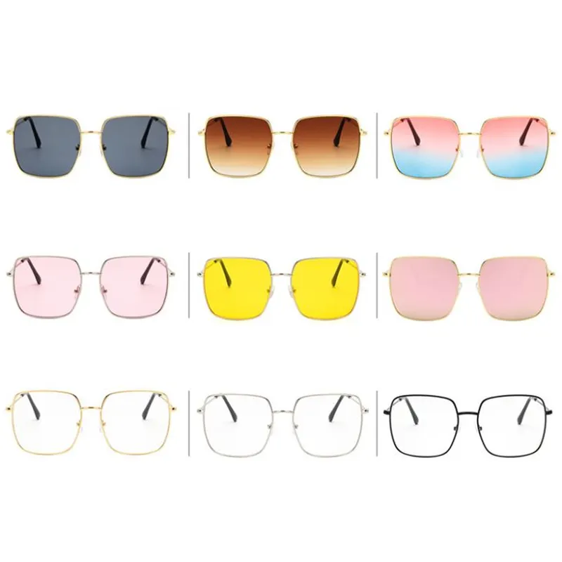 Promotion Square Metal Sunglasses