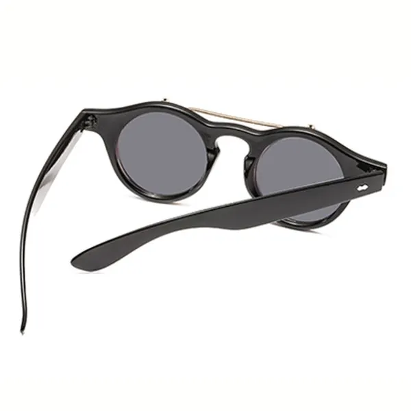 Punk Sunglasses Double Layer Flip