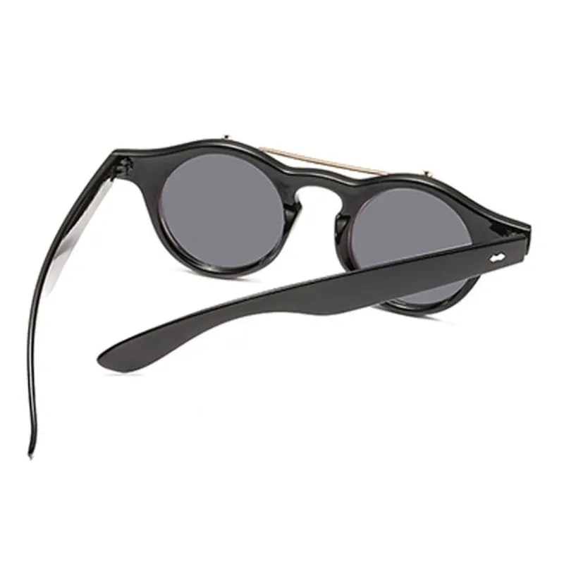 Punk Sunglasses Double Layer Flip